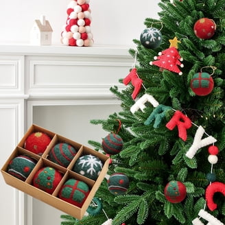 Liliful 20 Sets Christmas Crafts Sequin Ornaments Kit - DIY Foam Balls, Sequins, Pins, Holiday Decor