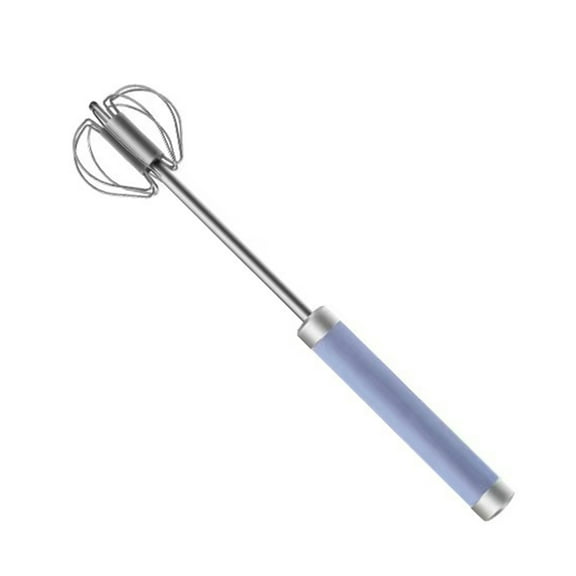 HomeLife 1/3 Pcs Semi-Automatic Egg Beater Whisk Blender Stainless Steel Hand Push Rotary Whisk for Baking Cooking 360 Degree Rotation Mixer Tool for Eggs Cream Butter Sauces