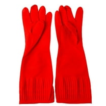 HomeLife 1/5 Pairs Latex Home Kitchen Dish Washing Cleaning Long Gloves Protective Cover