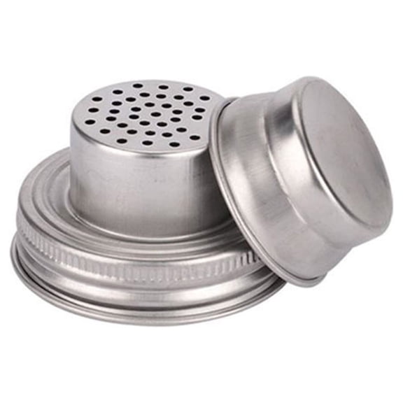 HomeLife 1 Set 304 Stainless Steel Cocktail Shaker Lid Eco-friendly Anti-rust Mix Spices Wine Shaker Lid Kitchen Gadgets