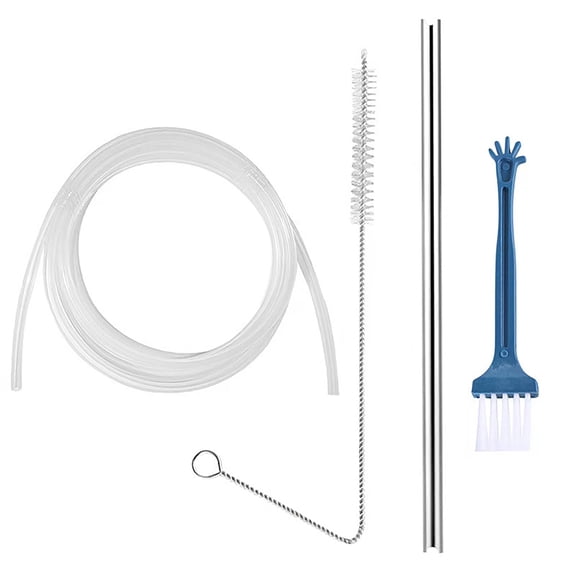 HomeLife 1 Set Food Grade High Low Temperature Resistant Smooth Replacement Hose Automatic Coffee Machine Silicone Pipe Kitchen Accessories