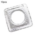 thumbnail image 1 of HomeLife 10Pcs Gas Cooker Hob Mat Aluminum Foil High Temperature Resistant Anti-oil Pad, 1 of 13