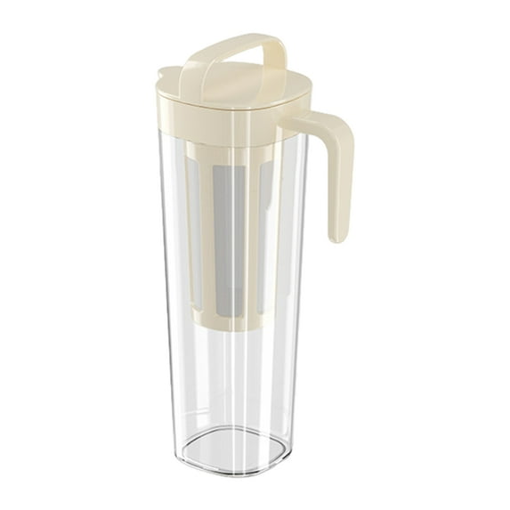 HomeLife 1100ml Cold Extraction Pot Cold Brew Coffee Maker Pitcher with Removable Filter Tea Infuser Spout Leak-proof Brewing Kettle for Restaurant Kitchen