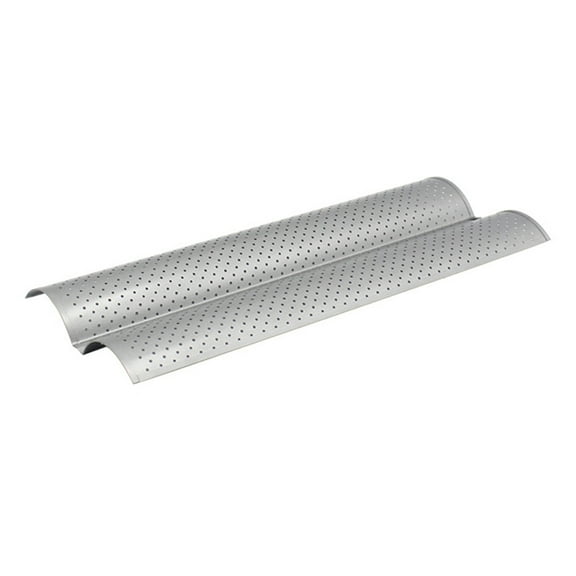 HomeLife 2/3/4-Slot Crusty Perforated Non Stick Baguette French Bread Bake Tray Pan Tool