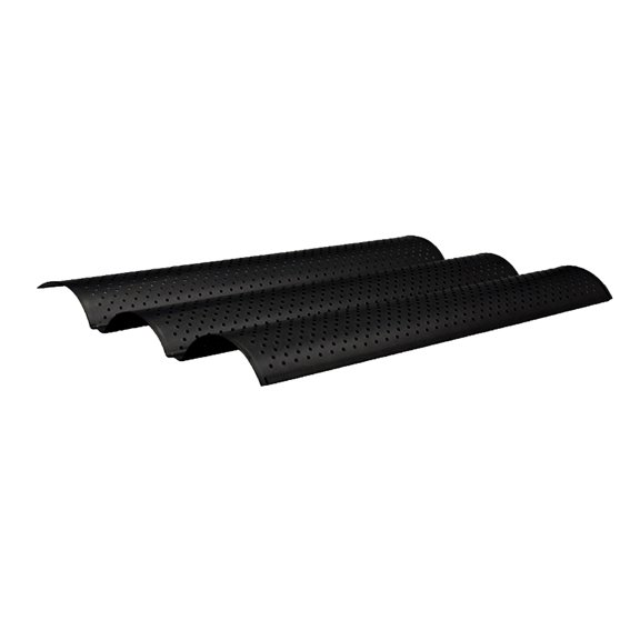 HomeLife 2/3/4-Slot Crusty Perforated Non Stick Baguette French Bread Bake Tray Pan Tool