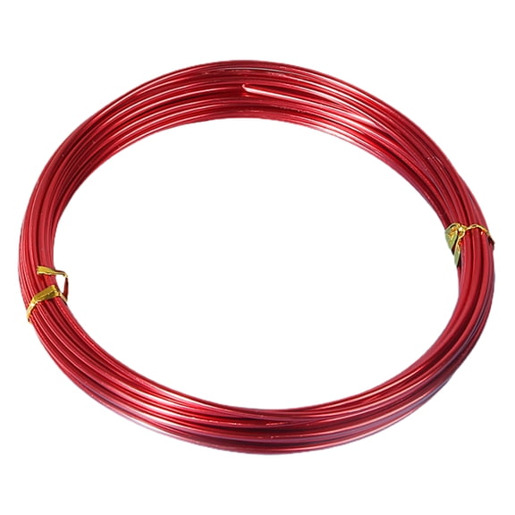 HomeLife 1 Roll Craft Bezel Wire Lustrous Electroplate Metallic Flexible DIY Bracelet Necklace Making Wire for Bonsai 200inch 1.5mm