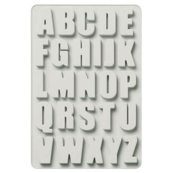 HomeLife 26 Letter Non-Stick Silicone Chocolate Cake Mold DIY High-Temperature Resistance Cake Mold Baking Tool