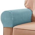 thumbnail image 1 of HomeLife 2Pcs Sofa Arm Protector Anti-Slip High Elastic Polyester Simple to Install Armrest Covers, 1 of 13