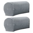 thumbnail image 1 of HomeLife 2Pcs Sofa Arm Protector Anti-Slip High Elastic Polyester Simple to Install Armrest Covers, 1 of 13