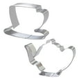 thumbnail image 1 of HomeLife 2Pcs Teapot Tea Cup Set Cookie Cutter Stainless Steel Fondant Cake Mold Tool, 1 of 10