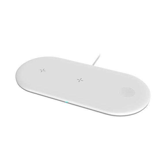 HomeLife 3-in-1 15W Desktop Fast Smart Wireless Charger Adapter for iPhone i-Watch Air Pods