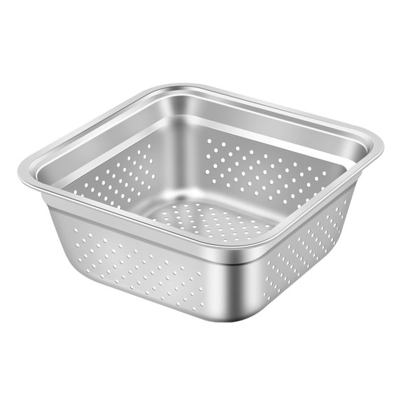 HomeLife 304 Stainless Steel Crisping Basket for OG701 Outdoor Grill Dishwasher Safe Heat-Resistant 4QT Large Capacity Fryer Crisper Tray Frying Basket Square Pan