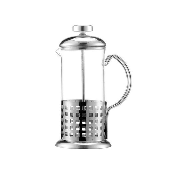 HomeLife 350ML Coffee Maker Filter Press Pot Anti-Scald Handle Home Kitchen Use Portable 304 Stainless Steel Coffee Pot