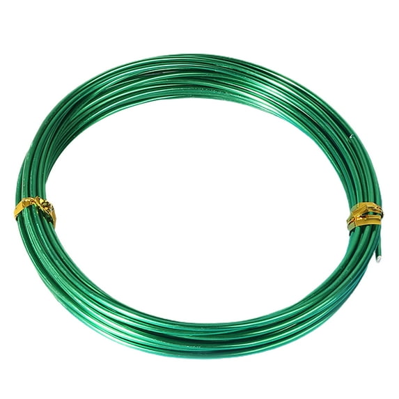 HomeLife 1 Roll Craft Bezel Wire Lustrous Electroplate Metallic Flexible DIY Bracelet Necklace Making Wire for Bonsai 400inch 1mm