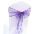 thumbnail image 1 of HomeLife 40Pcs Organza Chair Sashes Exquisite Workmanship Chair Bow Sash Wear-resistant Polyester Bow Knot Chair Back Ribbon for Wedding Decoration, 1 of 13