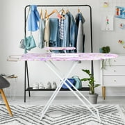 HomeLife 42 Inch Ironing Board Stable Large Size Ironing Skirts, Pants, Shirts, Height Adjustable Can Hold Hot Stamping Plate Wooden Board Collapsible Ironing Board