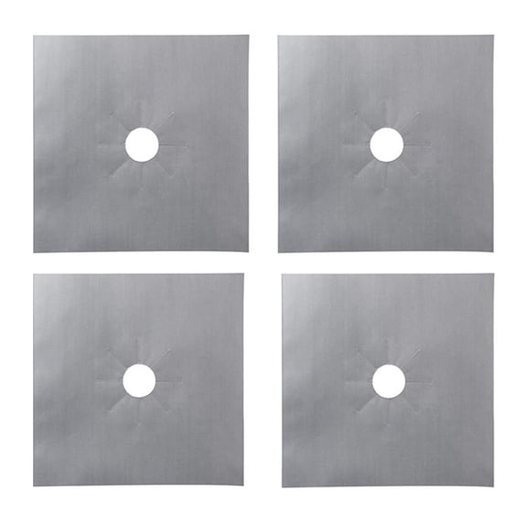 HomeLife 4Pcs Gas Stove Mats High Temperature Resistant Kitchen Cooker Protection Pads
