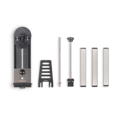 HomeLife 4Pcs/Set Cutter Sharpener with 3 Whetstones Anti-slip Pad Fixed Angle Rustproof Universal Polishing Metal Labor Saving Scissor Sharpening Tool Kitchen Tool