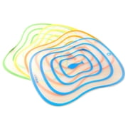 HomeLife 4Pcs chopping blocks Frosted Non-slip Plastic Transparent Cutting Boards Breadboard for Kitchen