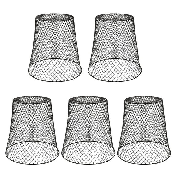 HomeLife 5Pcs Garden Cloches Mesh Plant Cages Rustproof Corrosion Resistant High Strength Easy Installation Chicken Wire Cloches Plant Covers