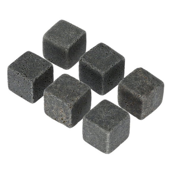 HomeLife 6/9Pcs Reusable Wine Drinks Cooler Ice Cube Chilling Stone Rock Barware Tool
