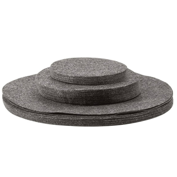 HomeLife 60Pcs Set Felt Plate Dividers 3 Sizes Thick Round Stackable Cookware Pan China Dish Separators Pads Mats Protectors Kitchen Supplies