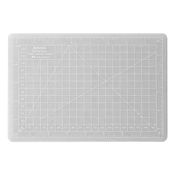 HomeLife A3/A4/A5 Cutting Mat Professional Translucent Plastic Rotary Cutters Grid Craft Board for Fabric