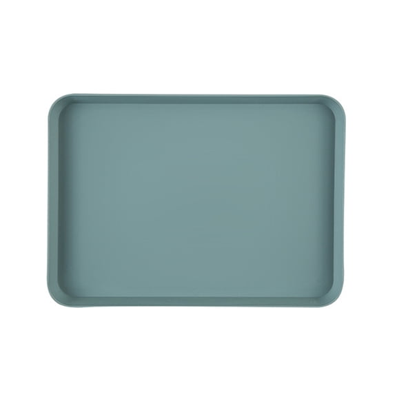 HomeLife Anti-slid Base Stackable Serving Tray Multi-use Smooth Surface Plastic Fruit Tray for Home