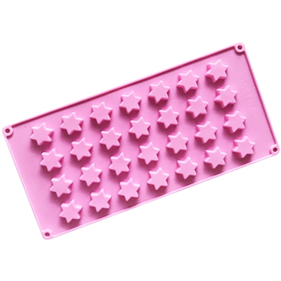 HomeLife Baking Mold Convenient Cleaning Easy to Release Reused 28 Gravity Soft DIY Silicone Pentagon Star Design Cookie Mold Cooking Gadget