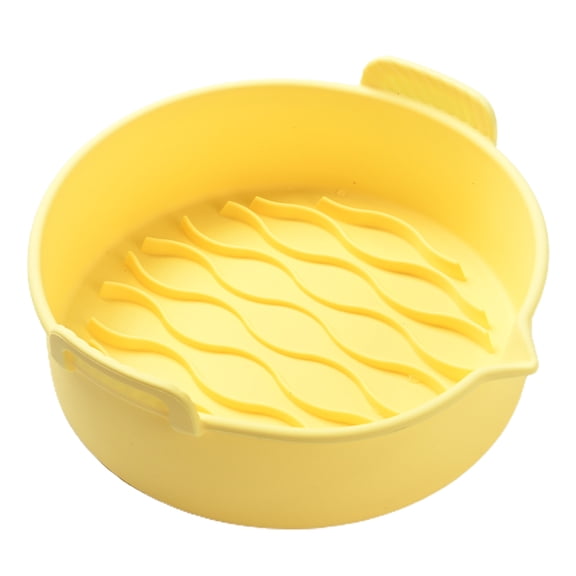 HomeLife Baking Pan Non-stick Foldable Silicone Round Shape Grill Pizza Oven Roasting Tray Kitchen Gadget