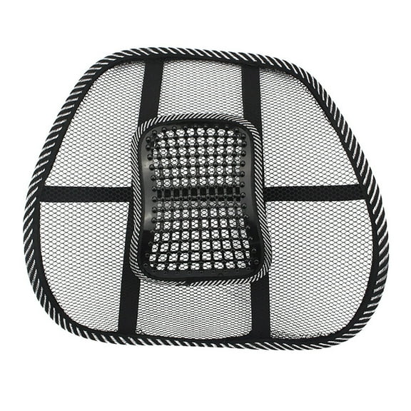 HomeLife Breathable Spring Back Cushion for Car Seat, Mesh Car Chair Seat Back Support Mat Chair Back Pad with Massage Nail Seat Cushion Lumbar Brace Pad