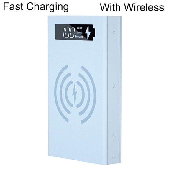 HomeLife CX5 Power Bank Case Solderless Detachable DIY 5x18650 QC Portable Charger Case for Smart Phone
