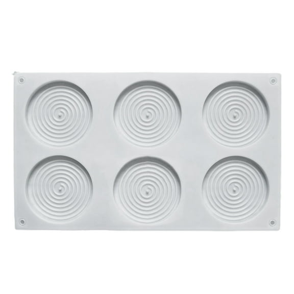 HomeLife Cake Mold Reused Easy to Release Food Grade Soft Make Ice Bake Silicone Six Gravity Cookie Mold Bakeware Tools