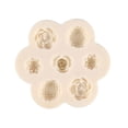 thumbnail image 1 of HomeLife Cake Mold Rose Multi Flower Easy Demoulding Heat-resistant Non-stick Silicone Quick Release Cookie Fondant Plaster Mold Kitchen Gadget, 1 of 9