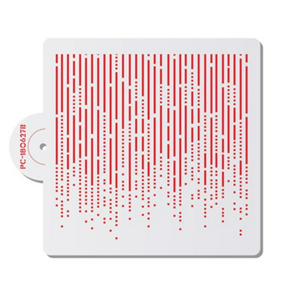 HomeLife Cake Stencil Dotted Line Pattern Ornamental PET Cake Boder Spray Template Cake Decorating Tools