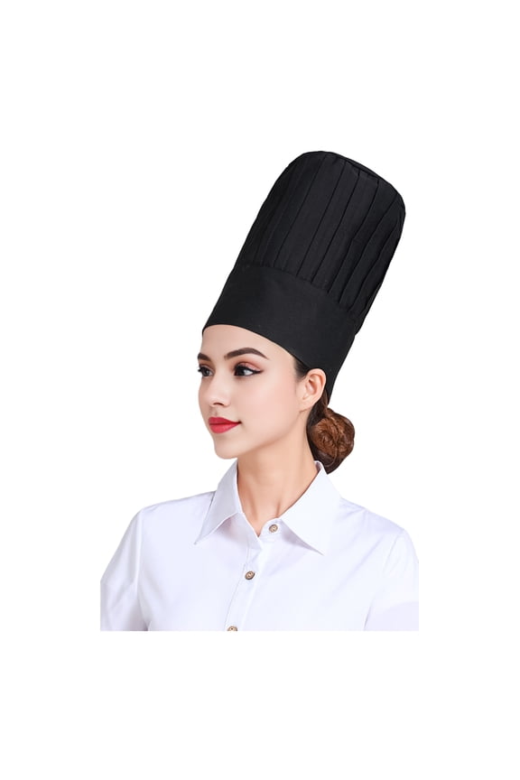 Chef Hat Adjustable Elastic Adult Baker Cooking Cap Soft Breathable Height Thickness Kitchen Tools for Baking Art Classes Parties
