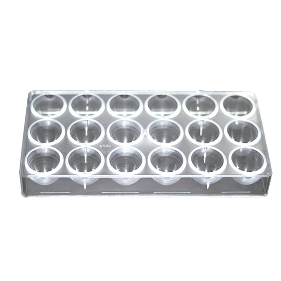 HomeLife Chocolate Mold 3D Easy Release PC Clear Polycarbonate Chocolate Mold for Baking