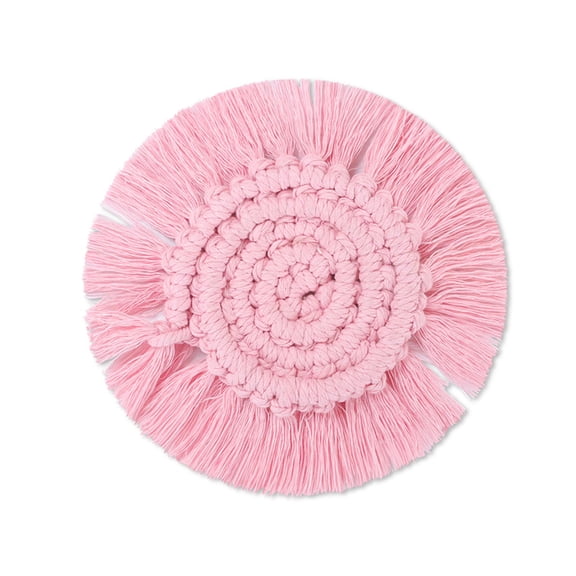 HomeLife Coaster Hand-woven Multi-purpose Table Decor Cotton Coffee Cup Mat for Drink