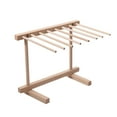 thumbnail image 1 of HomeLife Collapsible Wooden Pasta Drying Rack 8 Arm Foldable Homemade Spaghetti Stand Quickly Set Up Dryer Noodle Hanger Kitchen Gadget, 1 of 13
