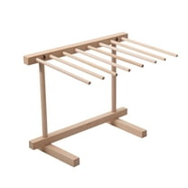 HomeLife Collapsible Wooden Pasta Drying Rack 8 Arm Foldable Homemade Spaghetti Stand Quickly Set Up Dryer Noodle Hanger Kitchen Gadget