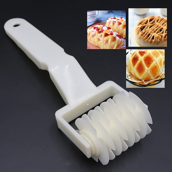 HomeLife Creative Pizza Paste Lattice Roller Cutter DIY Biscuit Pie Cake Baking Tool