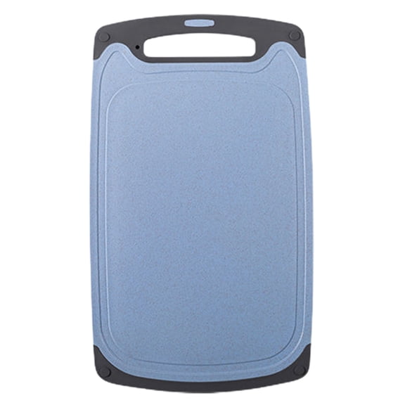 HomeLife Cutting Board Multifunctional Non-slip Spillover Prevention Groove Rectangular Household Fruit Meat Chopping Block Kitchen Tools
