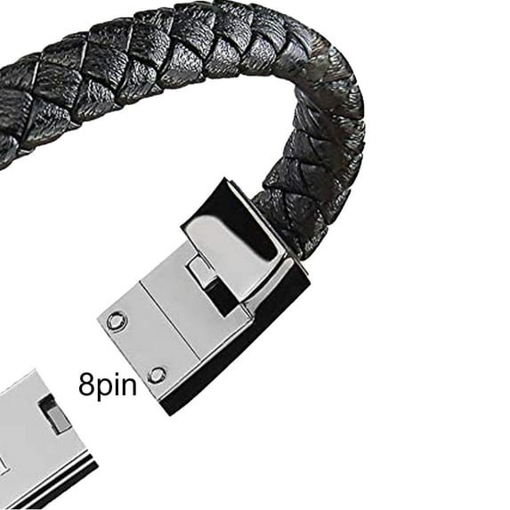 HomeLife Data Cable Wear-resistant Fast Charging Bracelet Design Widely Compatible Plug Play Charging Cable for Everyday Life