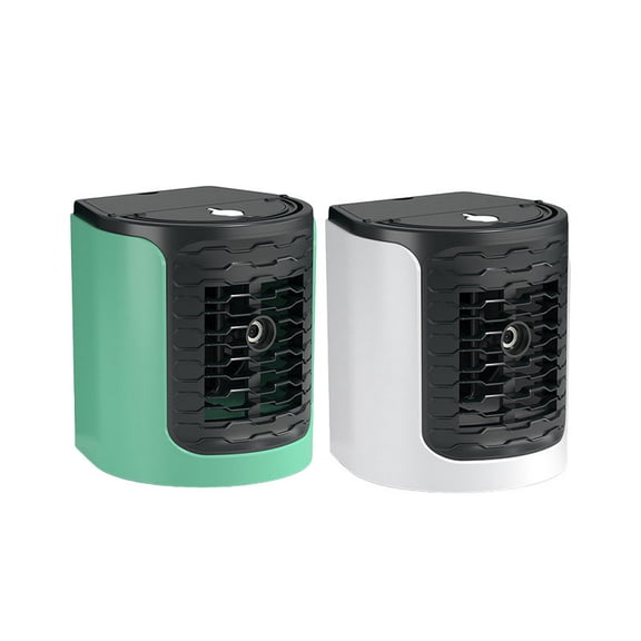 HomeLife Desktop/HandHeld Air Conditioning Fan Mini Air Cooler with Curling Pot Household Cooling Fan Portable Air Conditioning Fan with Handle Cooling Device