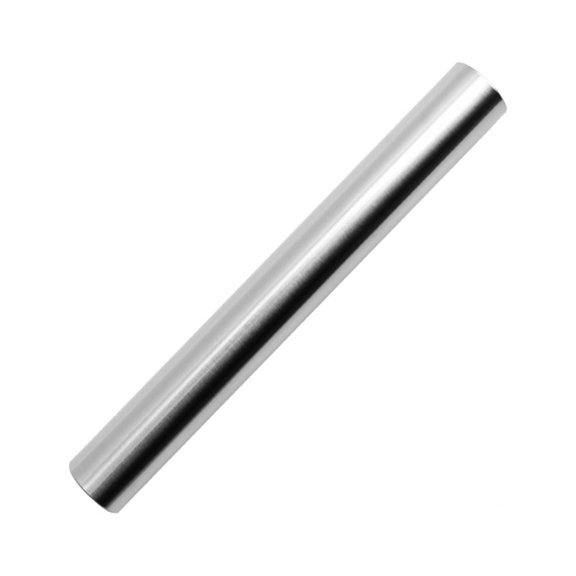 HomeLife Dough Rolling Pin Reusable Food Grade Not Sticky Polished Long-lasting Labor-saving Stainless Steel Smooth Surface Making Kitchen Rolling Pin for Kitchen