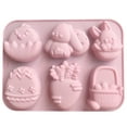 thumbnail image 1 of HomeLife Easter Bunny Silicone Mold 3D Egg Chocolate Mould Food Grade BPA Free Heat-Resistant Jelly Pudding Mold, 1 of 13