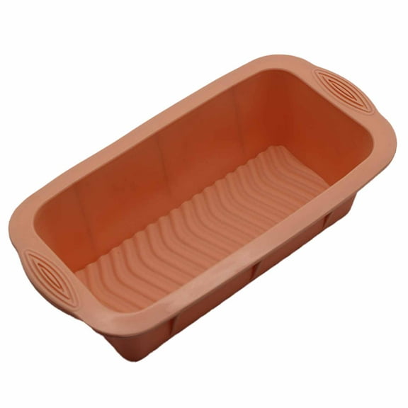 HomeLife Flexible Cake Mold High Temperature Resistant Rectangular Easy Demould DIY Bread Mould Toast Pan Kitchen Tool