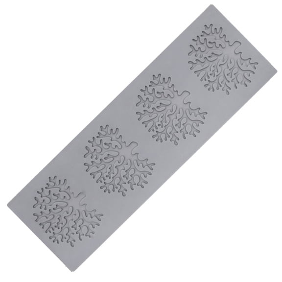 HomeLife Fondant Mould Space-saving 3D Silicone Leaves Shape Lace Chocolate Cake Dessert Mold for Cake Making