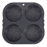 HomeLife Hamburger Bun Pan Food Grade BPA Free Heat-Resistant Dishwasher Safe Burger Mold Baking Pan Kitchen Accessories