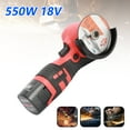 thumbnail image 1 of HomeLife Handheld Angle Grinder Rechargeable Grinding Machine 18V Brushless Electric Angle Grinder Lithium Ion Small Cutting Machine Mini Polishing Machine, 1 of 10